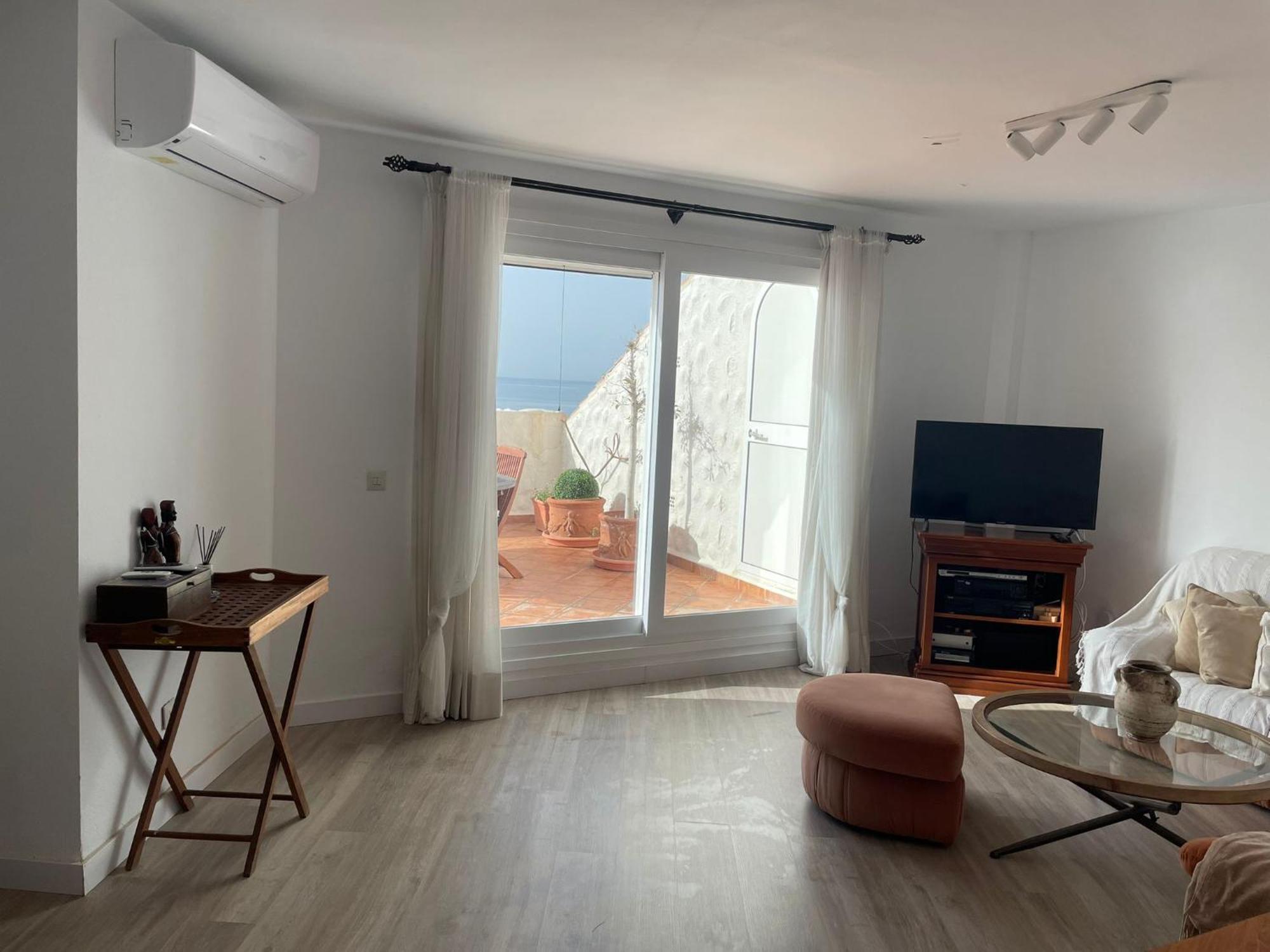 Ferienwohnung Atico Sobre El Mar Benajarafe Exterior foto