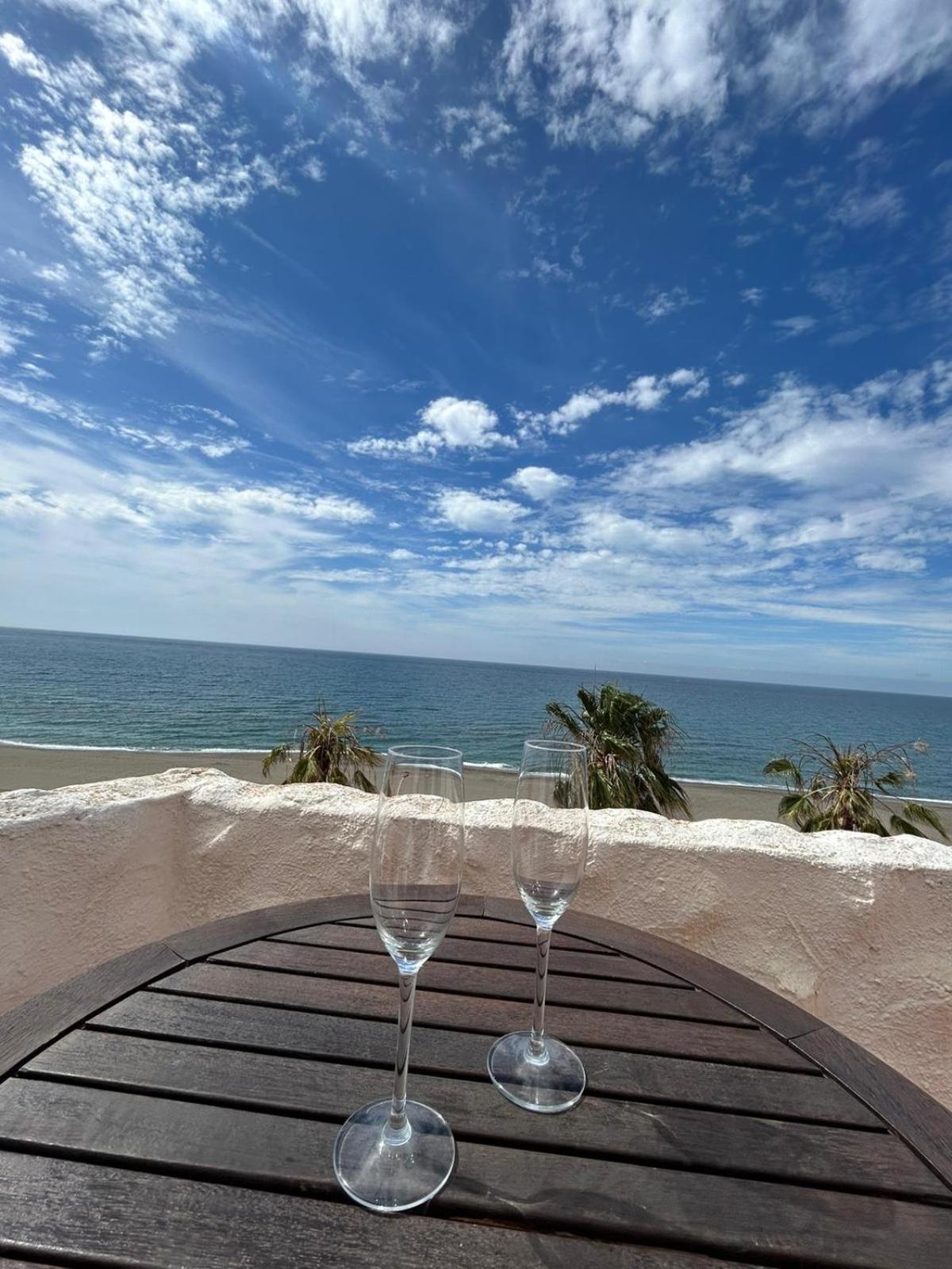Ferienwohnung Atico Sobre El Mar Benajarafe Exterior foto